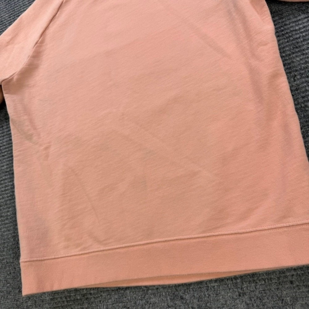 Adidas Originals Trefoil Sweatshirt Salmon Pink Crewneck Womens Medium‎ Raglan - Picture 4 of 10